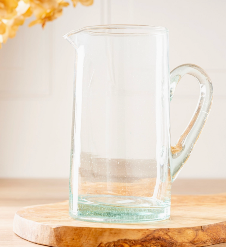 verve culture Moroccan Cone Jug - Clear