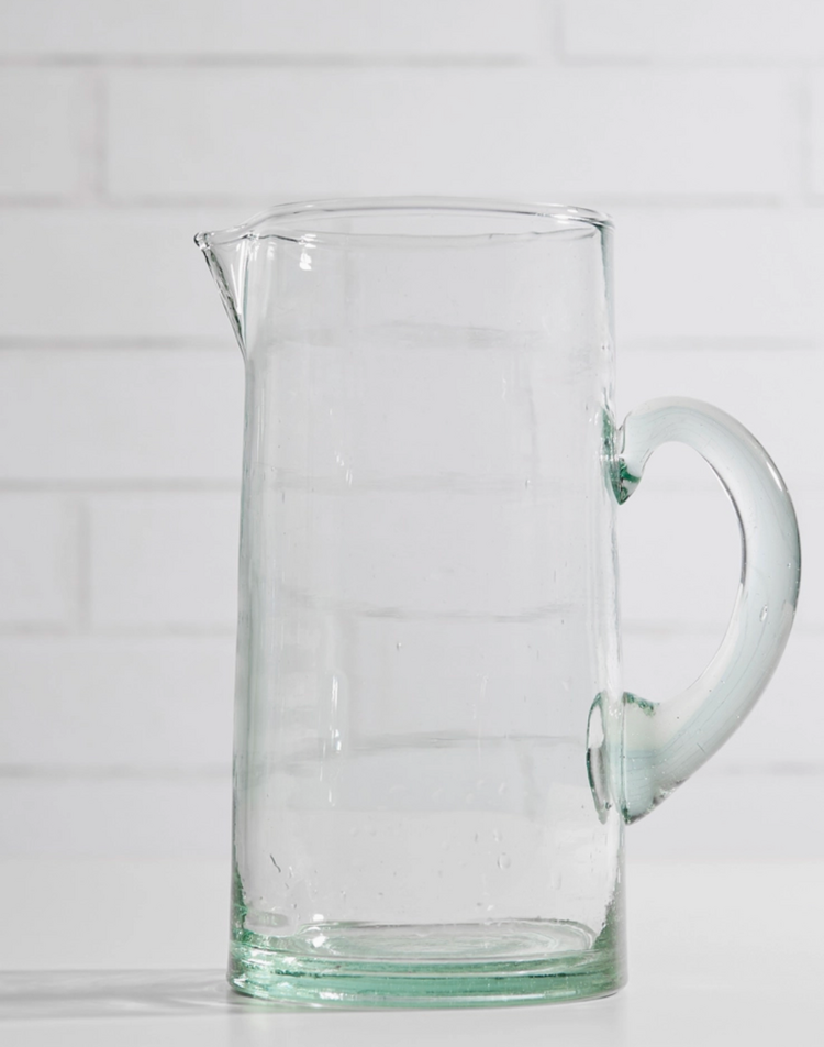 verve culture Moroccan Cone Jug - Clear