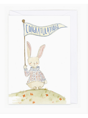 Bear On Paper "Congrats Bunny"