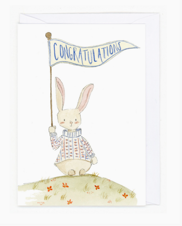 Bear On Paper "Congrats Bunny"