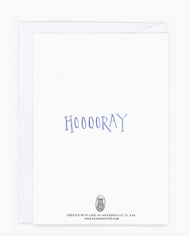 Bear On Paper "Congrats Bunny"