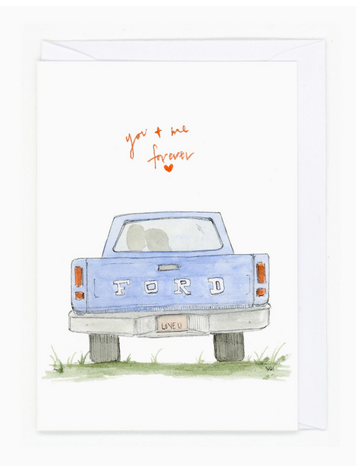 Bear On Paper "Me + You Forever"