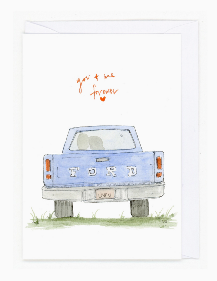 Bear On Paper "Me + You Forever"