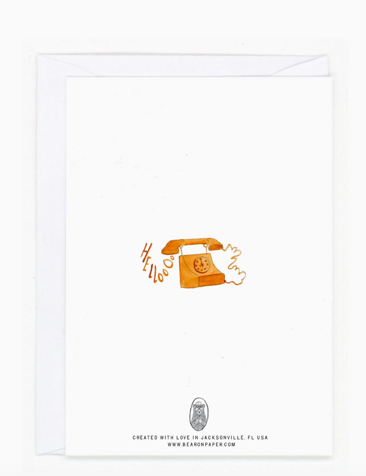 Bear On Paper "Miss You, Call Me"