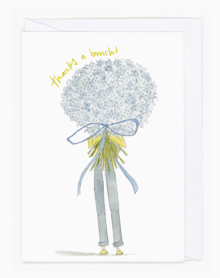 Bear On Paper "Thanks A Bunch"