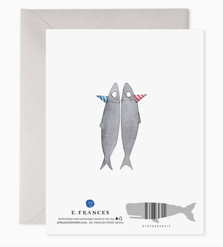 E. Frances Paper Studio Sardines Birthday