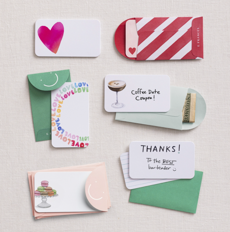 E. Frances Paper Studio Little Notes® Envelopes - Candy Cane Stripe