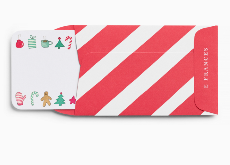 E. Frances Paper Studio Little Notes® Envelopes - Candy Cane Stripe