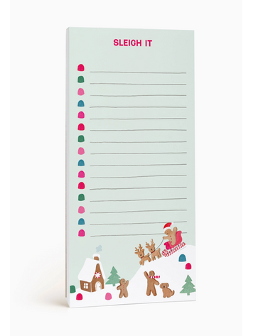 E. Frances Paper Studio Sleigh It Gingerbread Notepad