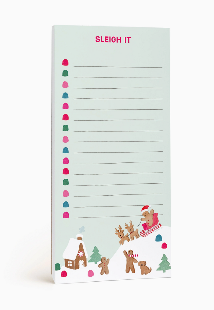 E. Frances Paper Studio Sleigh It Gingerbread Notepad