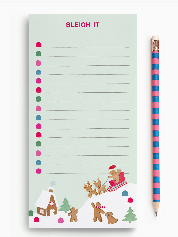 E. Frances Paper Studio Sleigh It Gingerbread Notepad