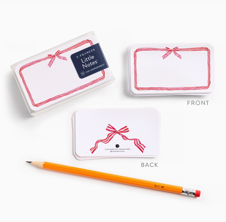 E. Frances Paper Studio Red Ribbon Candy Little Note