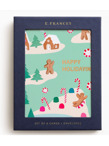 E. Frances Paper Studio Gingerbread Village Box Set