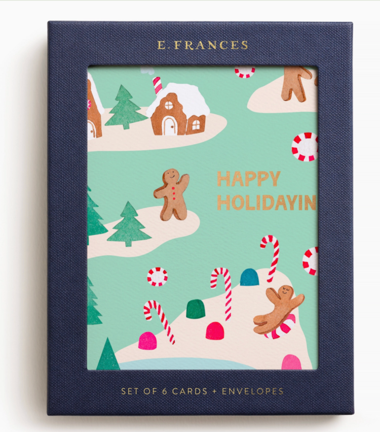 E. Frances Paper Studio Gingerbread Village Box Set
