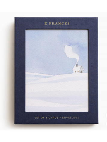 E. Frances Paper Studio Snowy Cabin Box Set