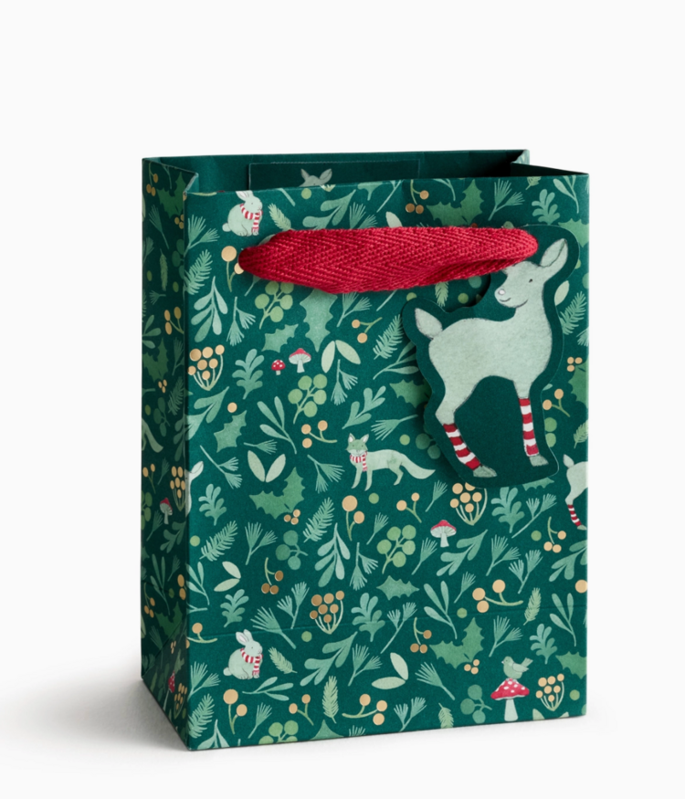 E. Frances Paper Studio Winter Forest Gift Bag, Small