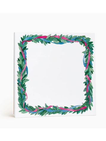 E. Frances Paper Studio Colorful Wreath Notepad