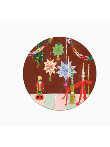 Seedlings Ribbons + Fesitivities Coaster