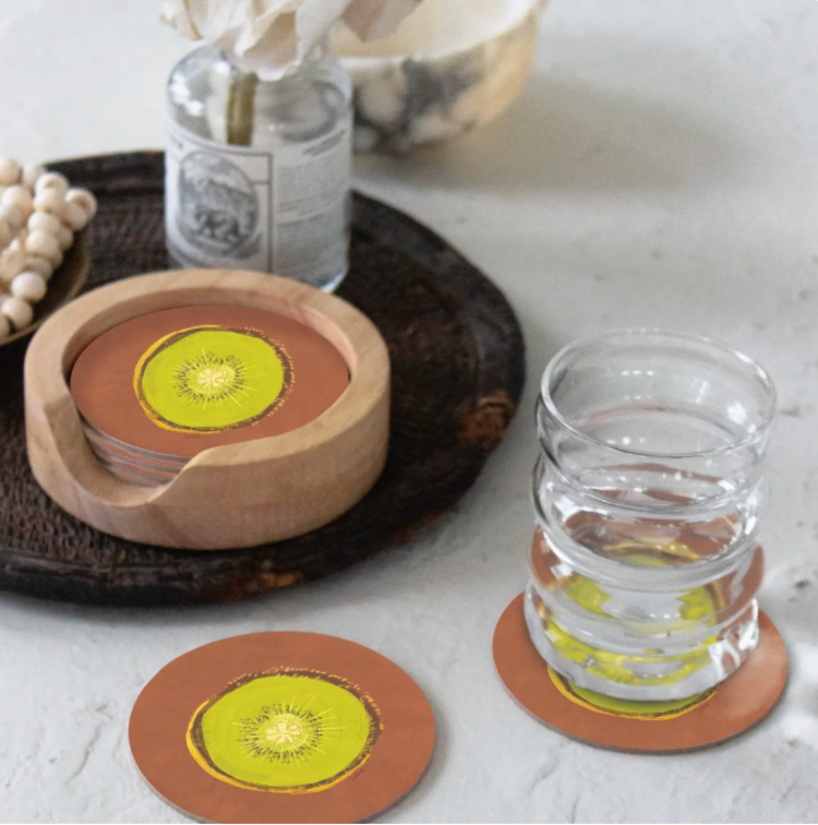 Seedlings Holiday Floral Coaster