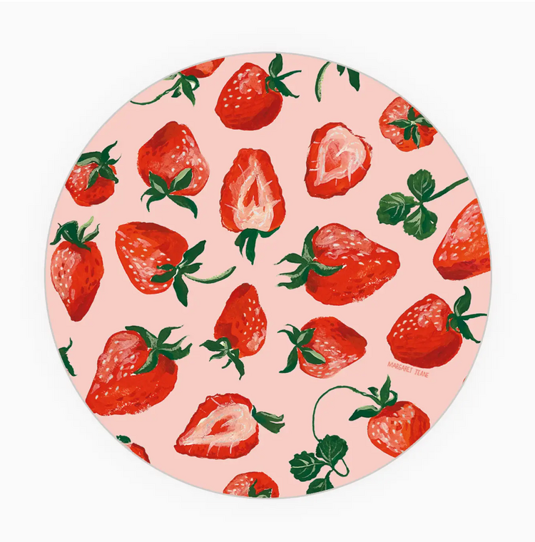Seedlings Strawberries Coaster