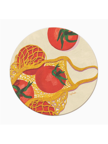 Seedlings Market Tomatoes Coaster