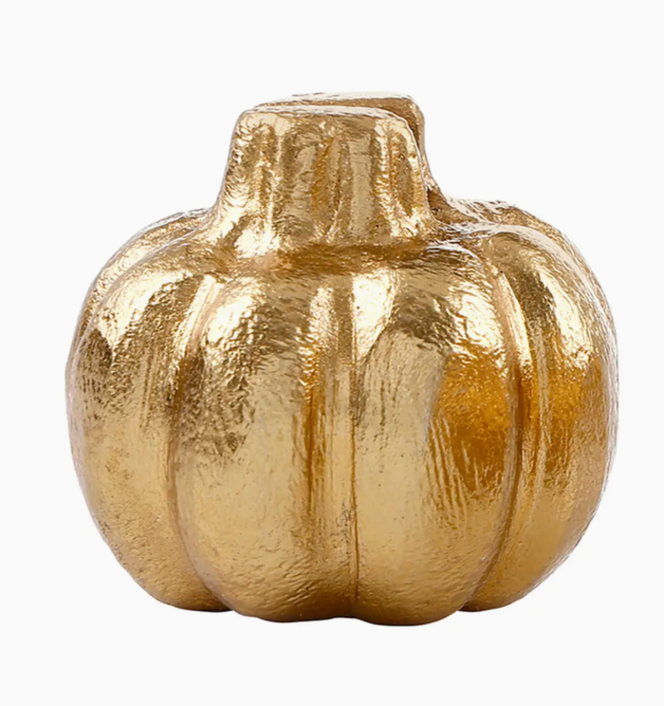 Santa Barbara Design Studio Gold Pumpkin Placecard Holders - Set of 4