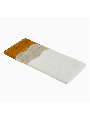 Santa Barbara Design Studio Serving Board - Marble + Wood