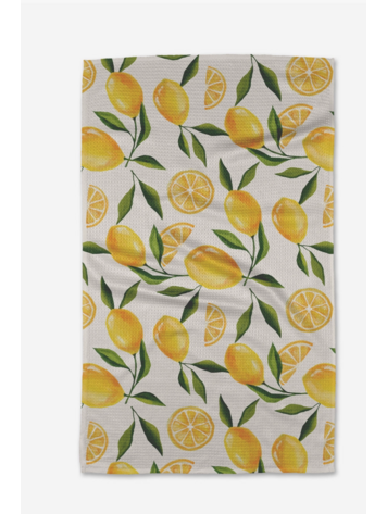 Geometry Limoncello Tea Towel