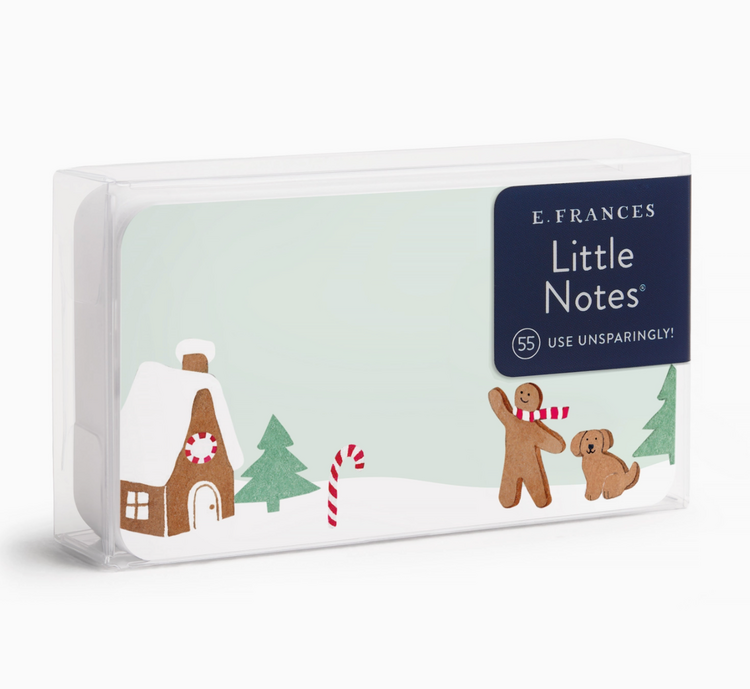 E. Frances Paper Studio Gingerbread Village Little Notes® Set of 55