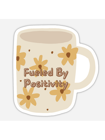 Sweet Paper Custom Fueled by Positivity Sticker
