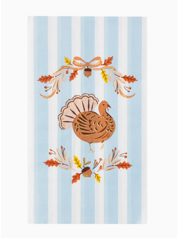 Bonjour Fête Fall Foliage Turkey Guest Towels
