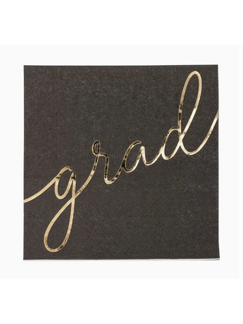 My Mind's Eye Script Grad Cocktail Napkin