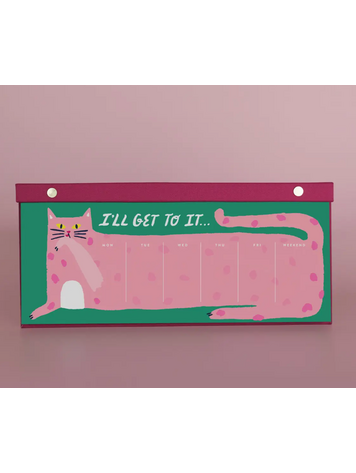Idlewild Co. Weekly Planner | Pink Cat