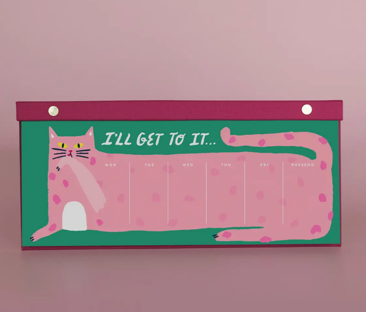 Idlewild Co. Weekly Planner | Pink Cat