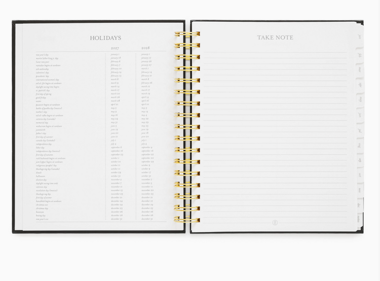 Sugar Paper 2027 Signature Spiral Planner