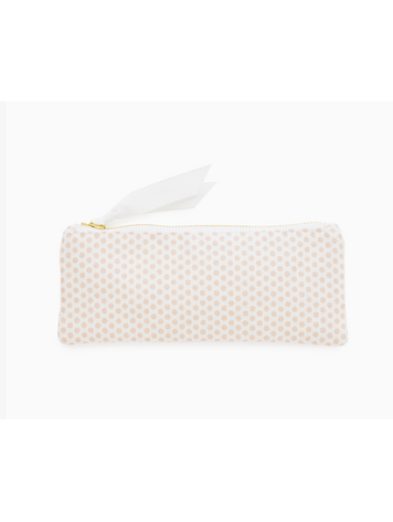 Sugar Paper Pink Painted Dot Pencil Pouch