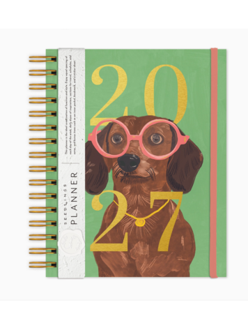 Seedlings 2027 Dachshund 12 Month Planner