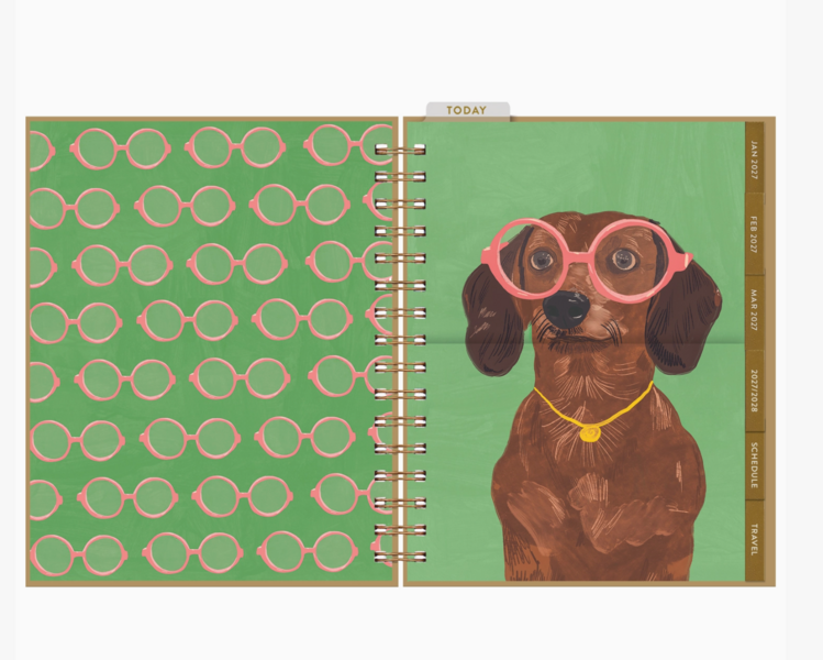 Seedlings 2027 Dachshund 12 Month Planner