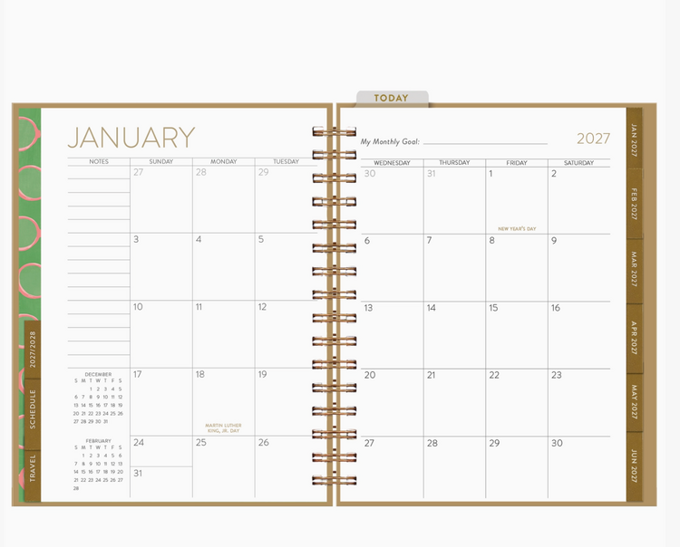 Seedlings 2027 Dachshund 12 Month Planner