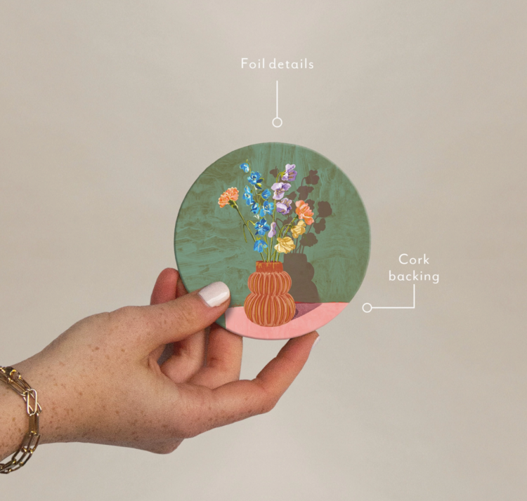 Seedlings Sweet Days Vase Coaster