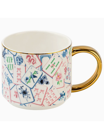 Sweet Water Decor Mahjong Tiles Coffee Mug