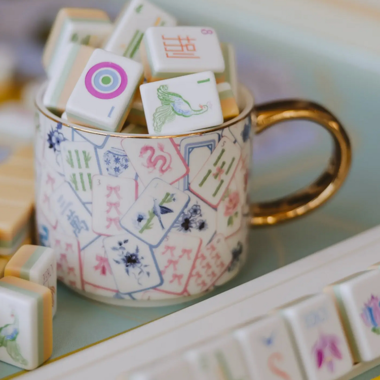 Sweet Water Decor Mahjong Tiles Coffee Mug