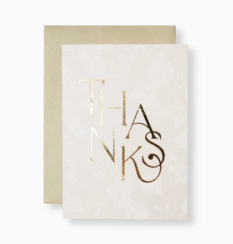 Fringe Studio Fleur Thank You Notecard Set of 12