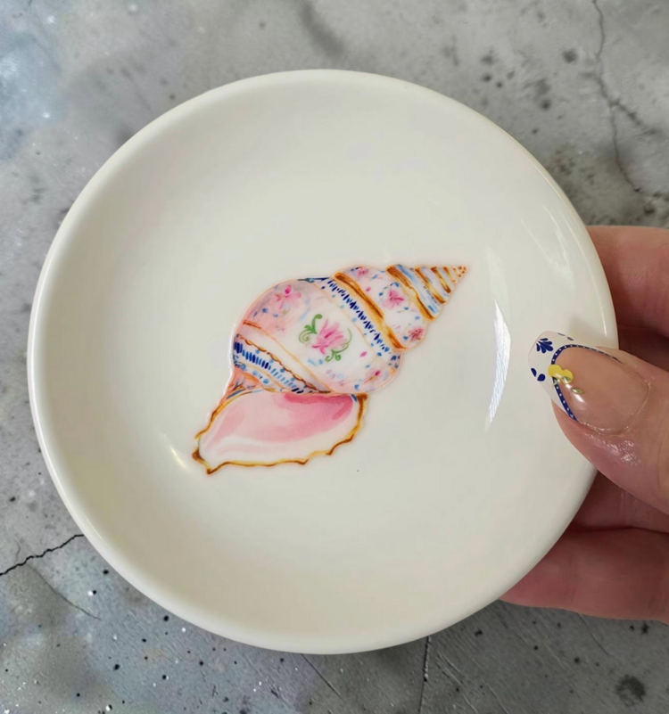 ShoreItUp Coastal Ceramic Trinket Dish