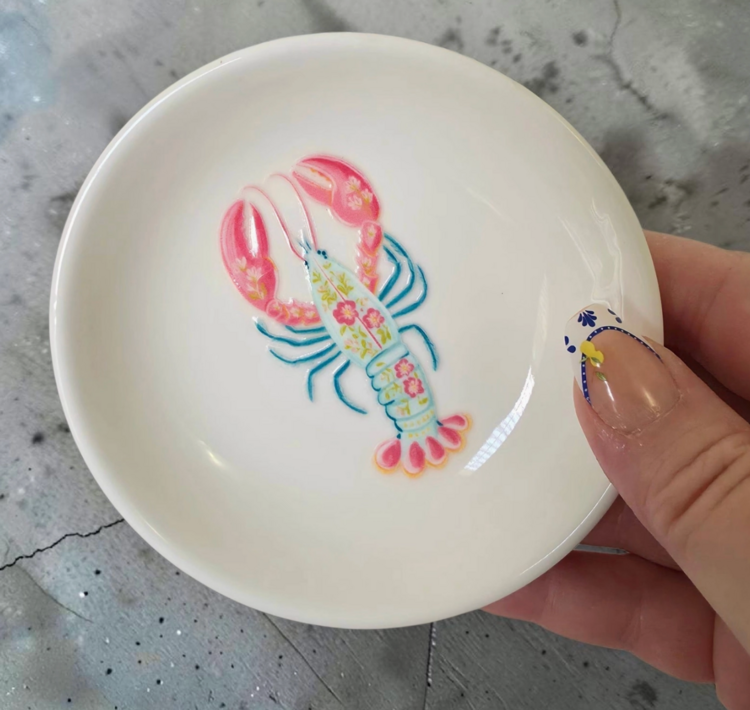 ShoreItUp Coastal Ceramic Trinket Dish