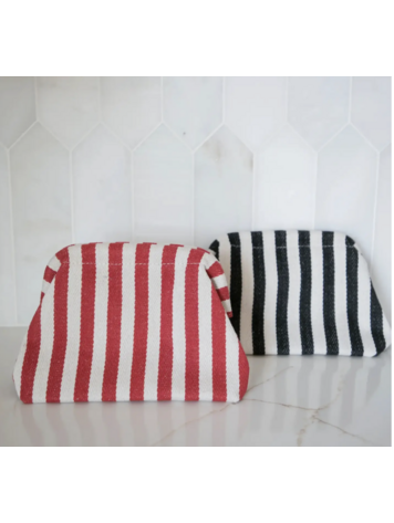Fodory Cute Striped Makeup Pouch
