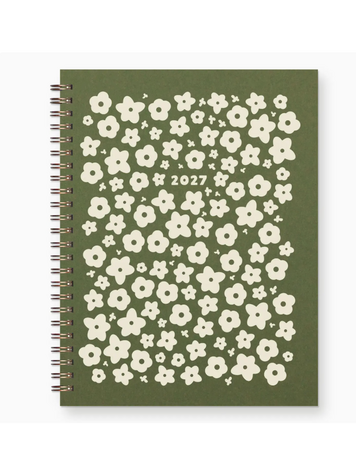 Ruff House Art 2027 Floral Pattern Dated Planner