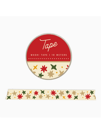 Ruff House Art Christmas Holiday Stars Washi Tape