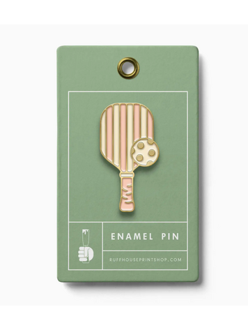 Ruff House Art Pickleball Paddle Pin