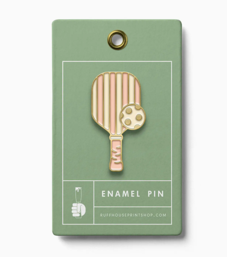 Ruff House Art Pickleball Paddle Pin